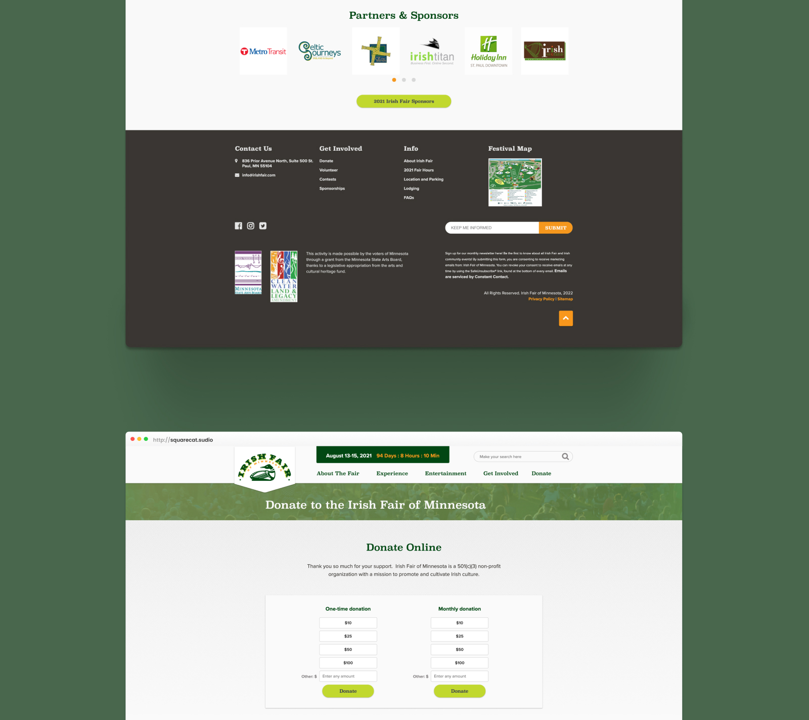 Irish Fair Website Middle