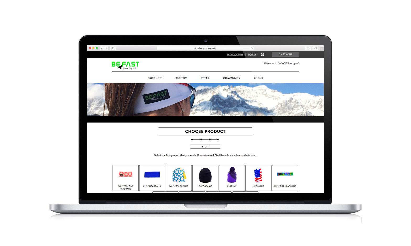 Befast desktop website