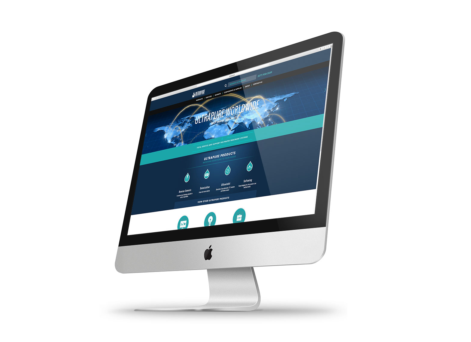 Ultrapure website desktop