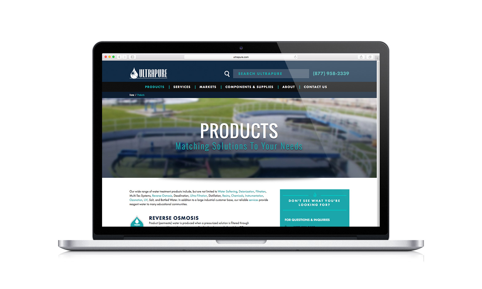 Ultrapure website laptop